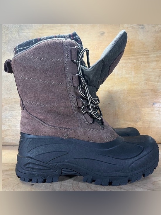 Bass Other - Bass Daredevil Leather Thermo Lite Performance Mens Sz 7 Insulations Boots Brown